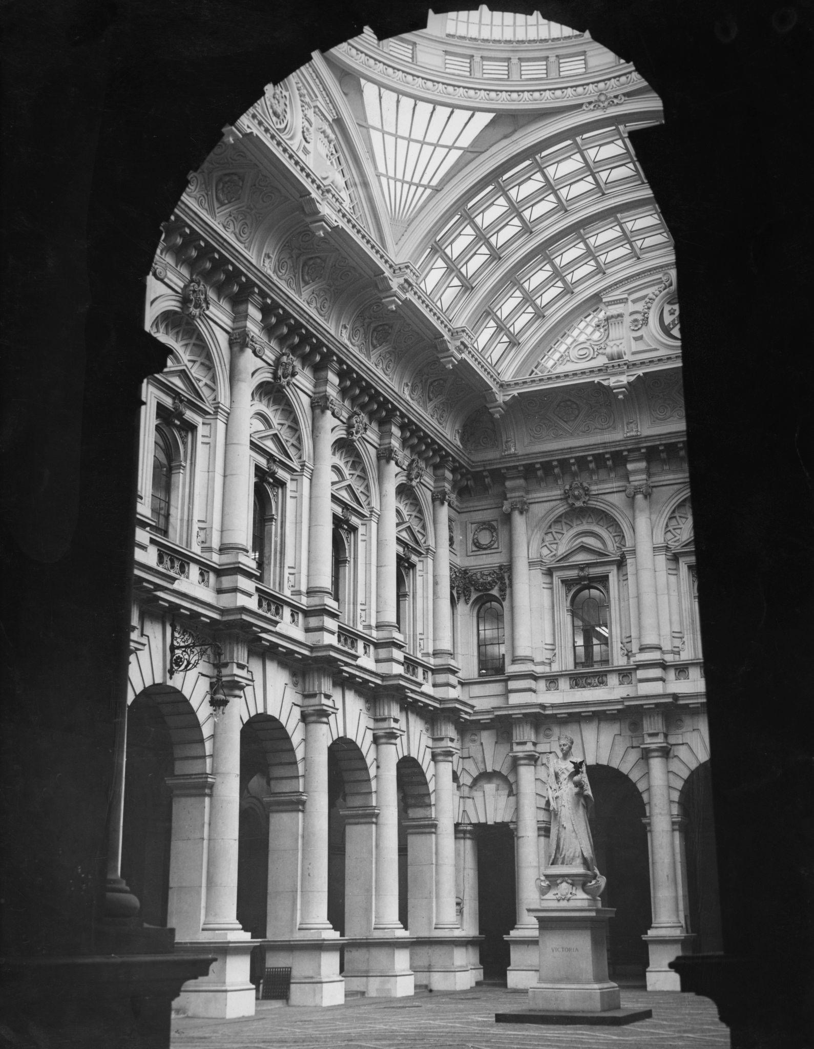 The Royal Exchange Interior Courtyard, 1880